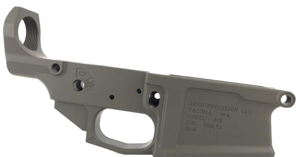 Ar Lr Stripped Aero M Lower Receiver Cerakote Od Green