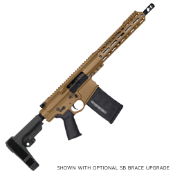 AR LR-308 Custom Semi Auto Pistol 12" Stainless Steel Barrel  12" MLOK Handguard - Burnt Bronze AR LR-308 Custom Semi Auto Pistol 12" Stainless Steel Barrel  12" MLOK Handguard - Burnt Bronze