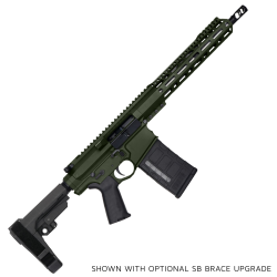 AR LR-308 Custom Semi Auto Pistol 12" Stainless Steel Barrel 12" MLOK Handguard - ODG AR LR-308 Custom Semi Auto Pistol 12" Stainless Steel Barrel 12" MLOK Handguard - ODG