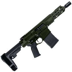 LR-308 7.75" AR-10 Braced Pistol - Olive Drab Green LR-308 7.75" AR-10 Braced Pistol - Olive Drab Green
