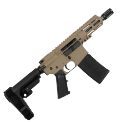 AR15 Micro .223/5.56 Pistol 5" Barrel 4" M-Lok Handguard - Magpul FDE  AR15 Micro .223/5.56 Pistol 5" Barrel 4" M-Lok Handguard - Magpul FDE