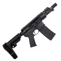 AR15 Micro 556 NATO Pistol Billet Upper/ Lower 5" Barrel Custom M-Lok Handguard -BLACK AR15 Micro 556 NATO Pistol Billet Upper/ Lower 5" Barrel Custom M-Lok Handguard -BLACK