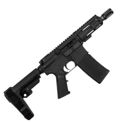 AR15 Micro .300 Blackout Pistol 5" Barrel 4" M-Lok Handguard- BLACK