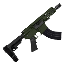 AR15 Micro 7.62x39 Pistol 5" Barrel 4" M-Lok Handguard - ODG