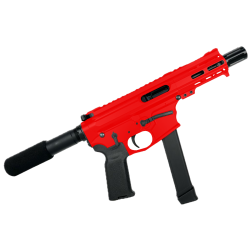 Slick Side 4" 9mm AR Pistol - Red