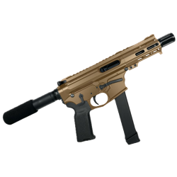 Slick Side 4" 9mm AR Pistol - Burnt Bronze
