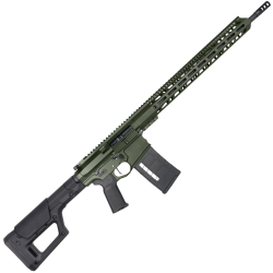 AR 6.5 Creedmoor Custom Semi Auto Rifle 20" Nitride Barrel 18" M-LOK Handguard Magpul PRS Stock - OD GREEN