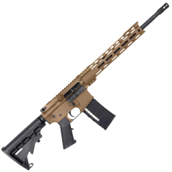 AR-15 Semi Auto .223/5.56 NATO Rifle 16" Barrel M4 Stock 12" Custom Hybrid Slim MLOK-Bronze