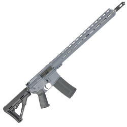 AR-15 .223 WYLDE Semi Auto .223/5.56 Rifle 18" Stainless Barrel 17" Custom MLOK Rail - Sniper Gray