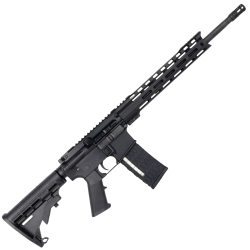 AR-15 Semi Auto .300 AAC Blackout Rifle 16" Nitride 1:8 Barrel M4 Stock 12" Custom Hybrid Slim MLOK