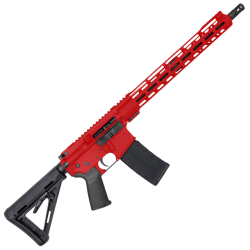 AR-15 .300 AAC Blackout Rifle 16" 1:8 Nitride Barrel 15" Hybrid MLOK Handguard MOE- RED
