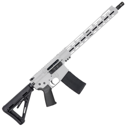 AR-15 .300 AAC Blackout Rifle 16" 1:8 Nitride Barrel 15" Hybrid MLOK Handguard MOE- White