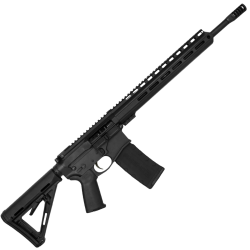 AR-15 Semi Auto .300 AAC Blackout Rifle 16" Barrel Slick Side Billet Upper / Lower 13" Custom M-LOK Handguard - Black
