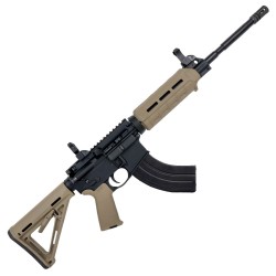 AR 7.62x39 Magpul MOE Style Semi Automatic Rifle 16" Nitride Barrel - FDE 