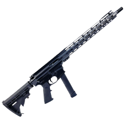 AR9mm 16" Billet Rifle w/ 15" M-LOK Handguard - Cerakote Black AR9mm 16" Billet Rifle w/ 15" M-LOK Handguard - Cerakote Black