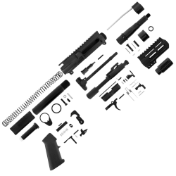 AR-15 5" .223/556 NATO Pistol Build Kit w/ 4" M-Lok Handguard - Black