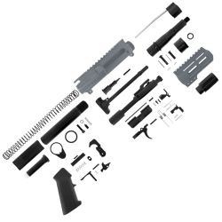 AR-300 5" 300 AAC Blackout Pistol Build Kit w/ 4" M-Lok Handguard - Sniper Gray