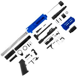 AR-47 5" 7.62x39mm Pistol Build Kit w/ 4" M-Lok Handguard - Flame Blue
