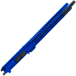 AR9 16" 9mm Rifle Upper Assembly with Slim MLOK Handguard - Flame Blue AR9 16" 9mm Rifle Upper Assembly with Slim MLOK Handguard - Flame Blue