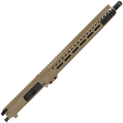 AR9 16" 9mm Rifle Upper Assembly with Slim MLOK Handguard - Flat Dark Earth AR9 16" 9mm Rifle Upper Assembly with Slim MLOK Handguard - Flat Dark Earth