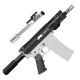 AR-15 .223 5.56 5" Barrel 4" Handguard – KNIGHT Pistol Kit