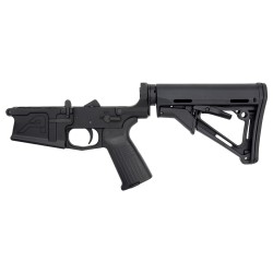 AR-10 / LR.308 AERO M5 COMPLETE LOWER RECEIVER W/ ADJUSTABLE STOCK ASSEMBLY -BLACK AR-10 / LR.308 AERO M5 COMPLETE LOWER RECEIVER W/ ADJUSTABLE STOCK ASSEMBLY -BLACK
