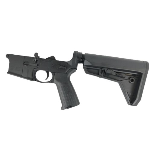 AR-15 Completed Lower Receiver with Adjustable Slim Line Stock