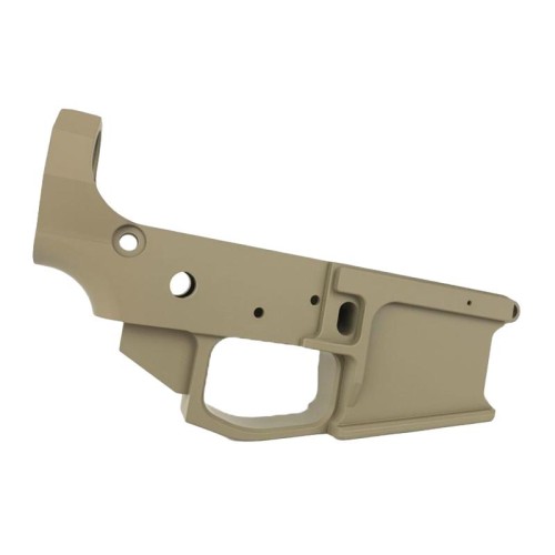 AR-15 Stripped Billet Aluminum Lower Receiver - Cerakote Magpul FDE