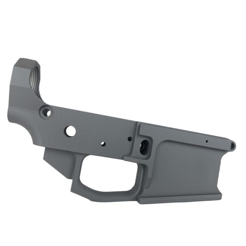 AR-15 Stripped Billet Aluminum Lower Receiver - Cerakote Sniper Grey