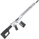 AR 6.5 Creedmoor Custom Semi Auto Rifle 20" Nitride Barrel 18" M-LOK Handguard Magpul PRS Stock- White