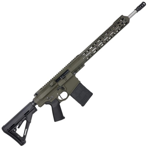 AR LR-308 Custom Semi Auto Rifle 18" Stainless Barrel M-LOK Handguard Magpul Stock - ODG