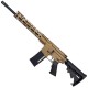AR-15 Semi Auto .223/5.56 NATO Rifle 16" Barrel M4 Stock 12" Custom Hybrid Slim MLOK-Bronze