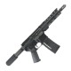 AR-15 Semi Auto .223 5.56 Pistol 7.5" Barrel 7" American Built Custom MLOK Handguard
