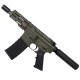 AR15 Micro .223/5.56 Pistol 5" Barrel 4" M-Lok Handguard - OD Green