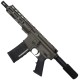 AR-15 Semi Auto .223 5.56 Pistol 7.5" Barrel 7" Custom D-Cut Front MLOK Handguard OD Green