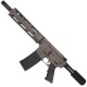 AR-15 Semi Auto 5.56 NATO Mid Range Pistol 10" Barrel Quad Rail Handguard-Tungsten