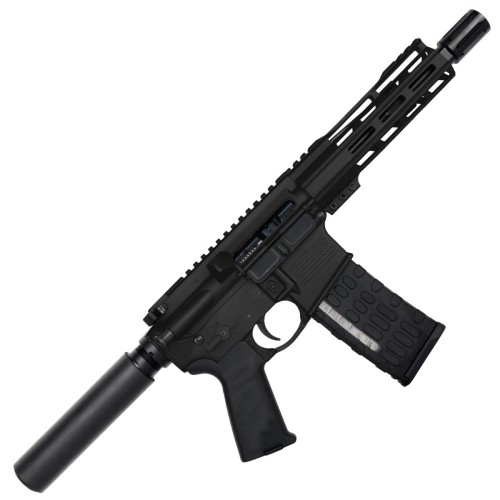 AR-15 .223/5.56 Pistol Top Cut Custom MLOK 7" Handguard-Black