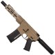 AR-15 .223/5.56 Pistol Top Cut Custom MLOK 7" Handguard-Magpul FDE