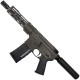 AR-15 .223/5.56 Pistol Top Cut Custom MLOK 7" Handguard-OD Green