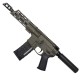 AR15 .223 5.56 NATO Pistol Billet Upper/ Lower 7" Barrel 7" Custom Slanted M-Lok Handguard- ODG