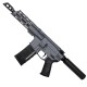AR15 .223 5.56 NATO Pistol Billet Upper/ Lower 7" Barrel 7" Custom Slanted M-Lok Handguard- SNIPER GREY