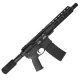 AR15 .223 5.56 Pistol Billet Upper/ Lower 8" Ballistic Advantage Barrel 9" M-Lok Handguard -BLACK