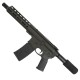 AR15 .223 5.56 Pistol Billet Upper/ Lower 8" Ballistic Advantage Barrel 9" M-Lok Handguard -OD Green