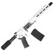 AR15 .223 5.56 Pistol Billet Upper/ Lower 8" Ballistic Advantage Barrel 9" M-Lok Handguard -White