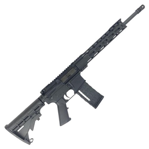 AR-15 Semi Auto .300 AAC Blackout Rifle 16" Nitride 1:8 Barrel M4 Stock 12" Custom Hybrid Slim MLOK