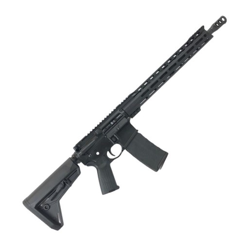 AR-15 Semi Auto .300 Blackout Rifle 16" Barrel Adjustable SL Stock 15" The Top Guns Custom Top Cut M-LOK Handguard