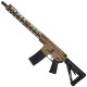 AR-15 .300 AAC Blackout Rifle 16" 1:8 Nitride Barrel 15" Hybrid MLOK Handguard MOE- Burnt Bronze