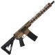 AR-15 .300 AAC Blackout Rifle 16" 1:8 Nitride Barrel 15" Hybrid MLOK Handguard MOE- Burnt Bronze