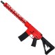 AR-15 .300 AAC Blackout Rifle 16" 1:8 Nitride Barrel 15" Hybrid MLOK Handguard MOE- RED