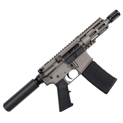 AR15 Micro .300 Blackout Pistol 5" Barrel 4" M-Lok Handguard- Tungsten